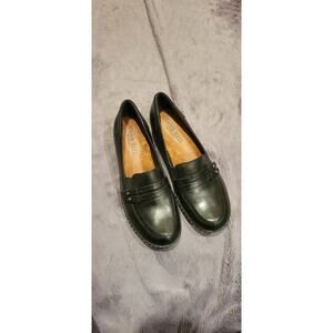 Cobb Hill by New Balance Deidre Loafer Womens US 8N Black Leather Slip On Shoes